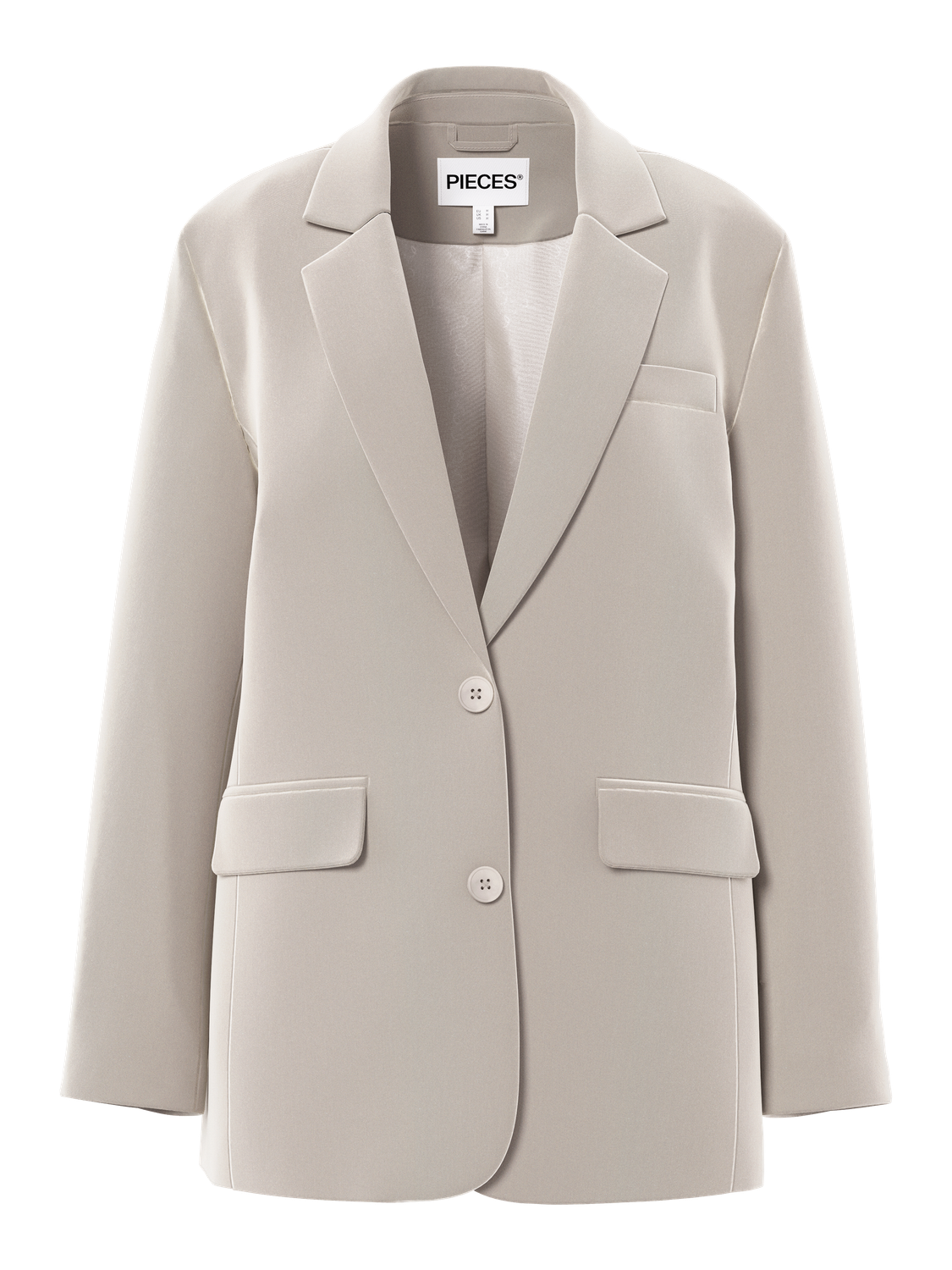 PCKAMIL Blazer - Silver Lining